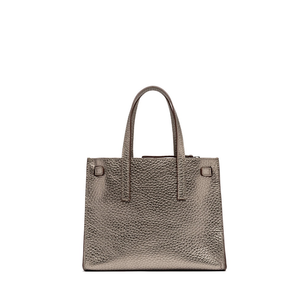 Bolso Tote Gianni Chiarini Metallic Oro - Elegancia y Estilo foto 2