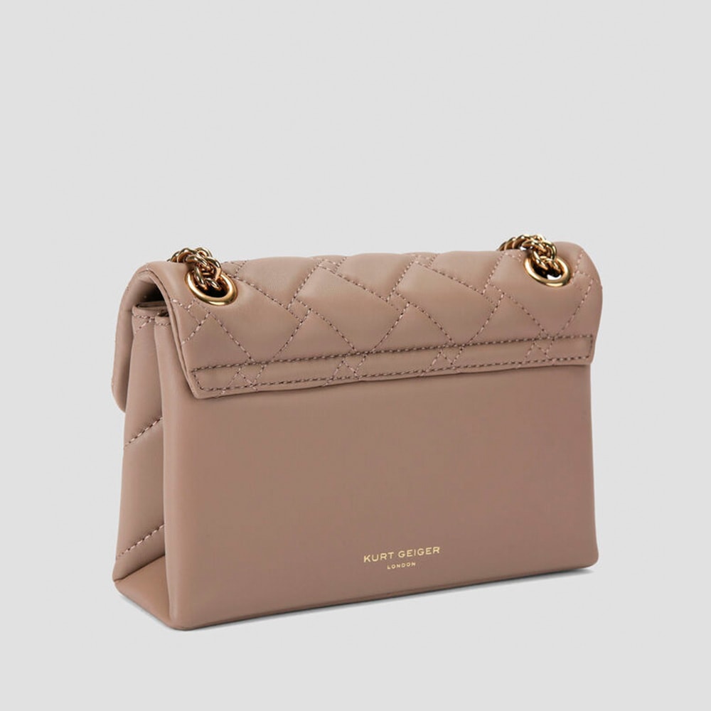 Bolso Kurt Geiger Kensington Beige | Elegancia con Cadena Dorada | Gallery Carrile foto 3