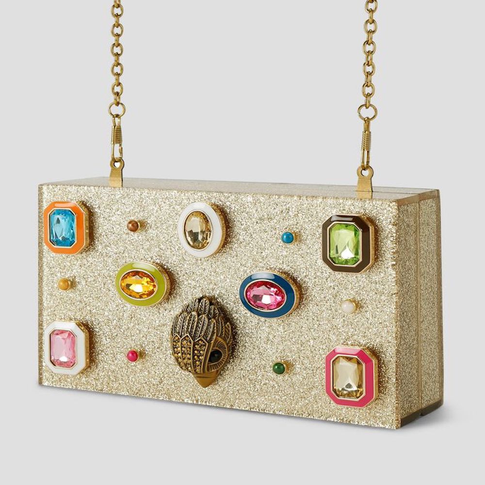 Clutch Kurt Geiger Glitter | Piedras Multicolor | Gallery Carrile foto 4