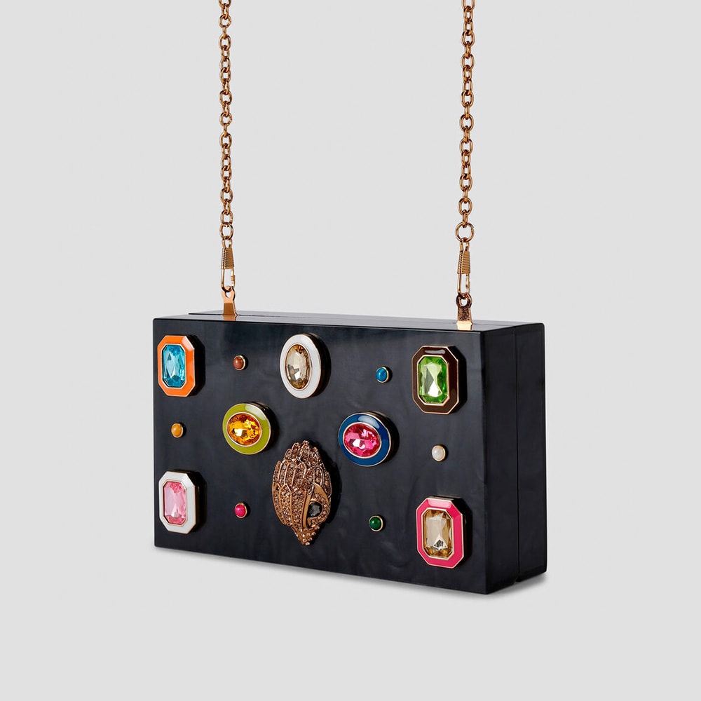 Clutch Kurt Geiger Multicolor | Piedras y Cadena | Gallery Carrile foto 3