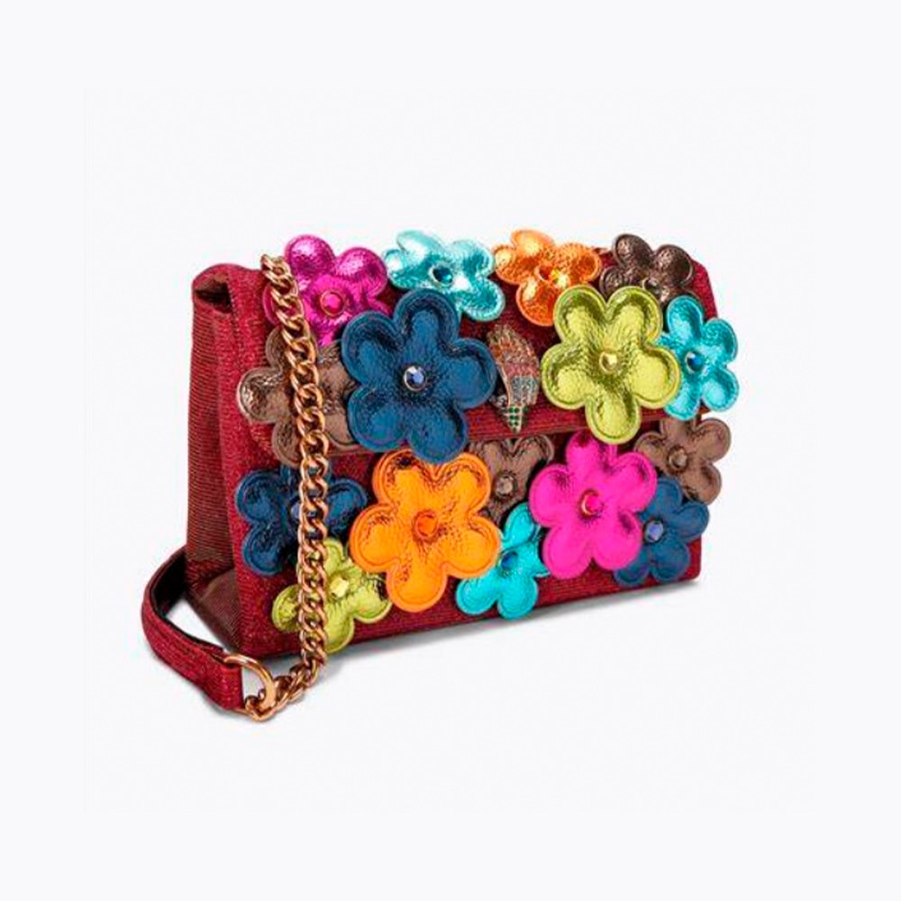 Bolso Kurt Geiger Multicolor | Mini Kensington Flores en Relieve | Gallery Carrile foto 2