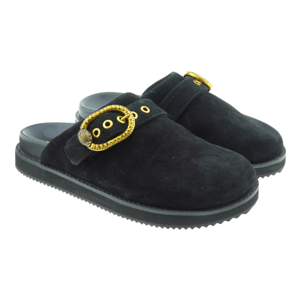 Zapatos Kurt Geiger Mules Ante Negro Mayfair Casual