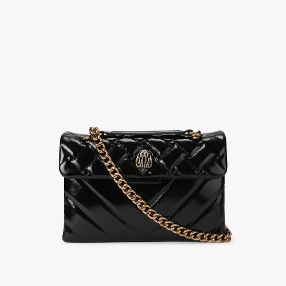 Kurt Geiger Bolso Negro Cadena Kensington Bag