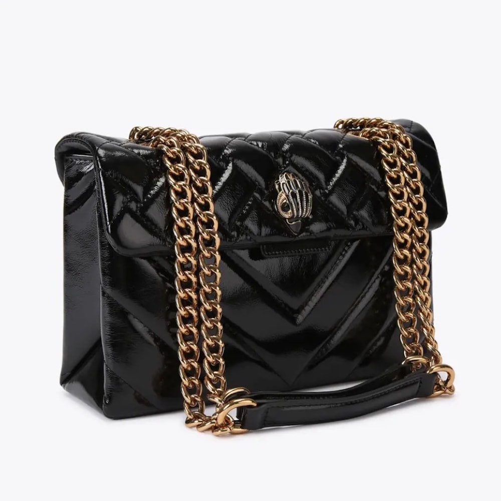 Bolso Kurt Geiger Kensington Brillo Negro | Elegancia en Gallery Carrile foto 3