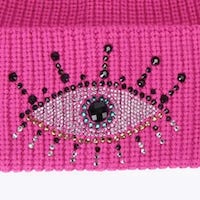 Gorro Kurt Geiger Rosa con Ojo Místico | Estilo y Protección foto 4