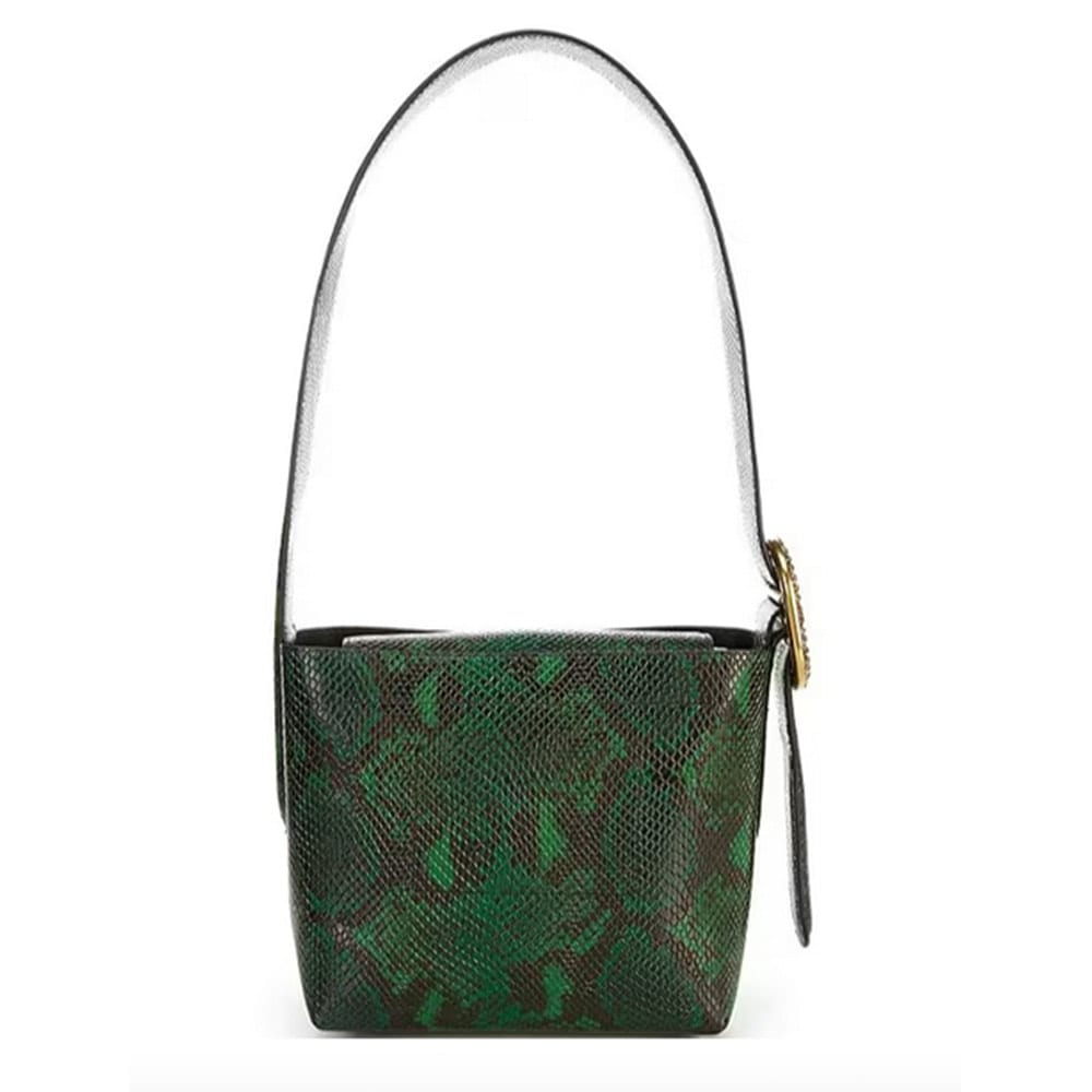 Bolso Kurt Geiger Hobo Verde con Estampado de Animal Print - Gallery Carrile foto 3