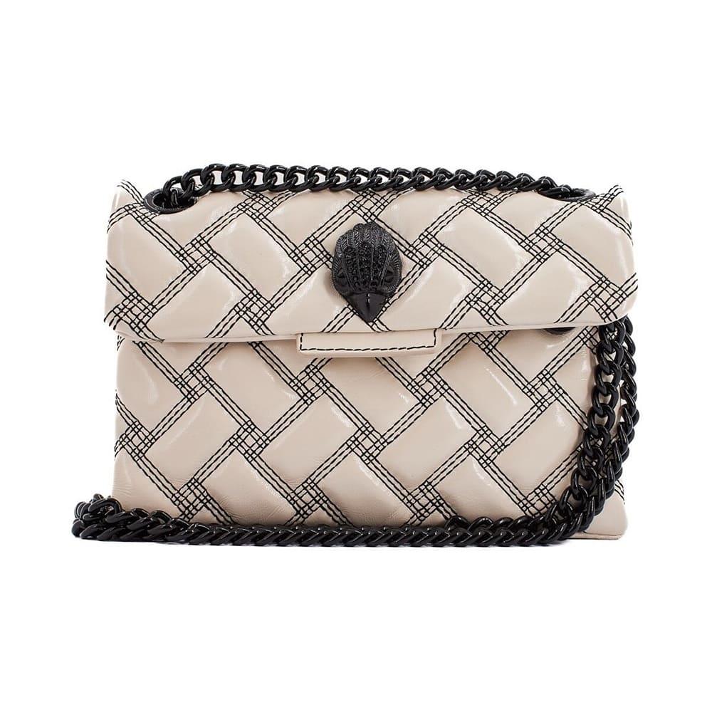 Bolso Kurt Geiger Blanco Cadena 0846313309 Leather Mini Kensington