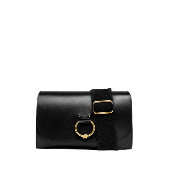 Bolso Negro Gianni Chiarini Bandolera Kaia 