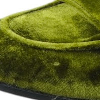 Blucher Hebilla Mujer Calce en Terciopelo Verde – Elegancia Exclusiva foto 5