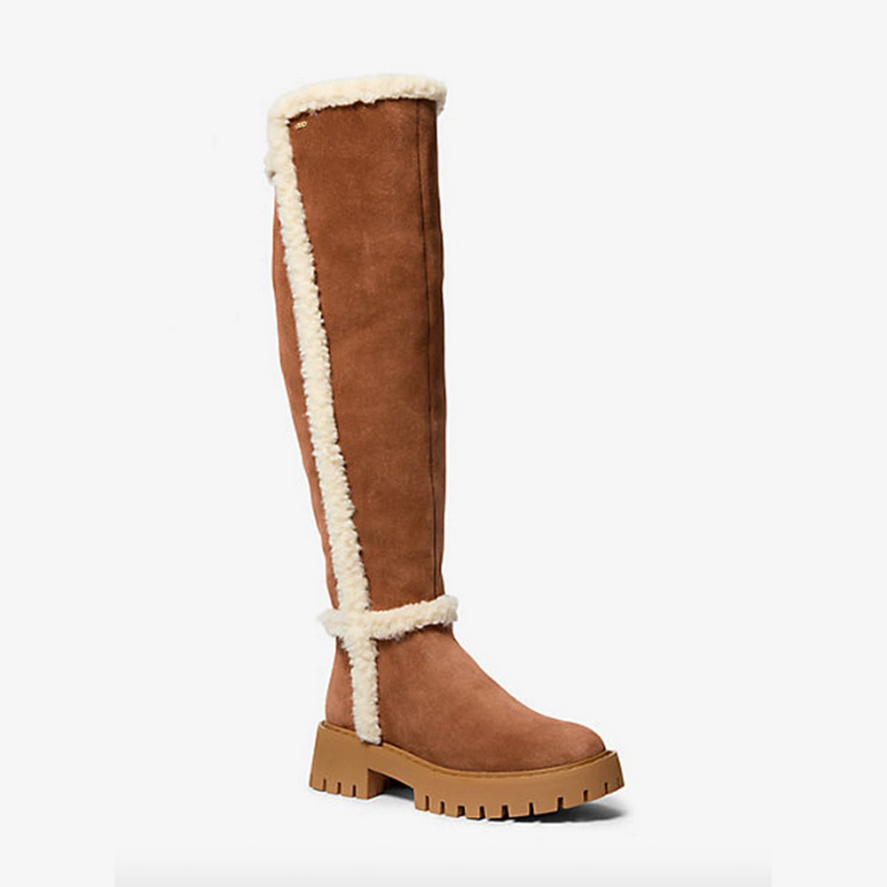 Botas Altas Michael Kors Suela Track y Borreguillo Asher Boot