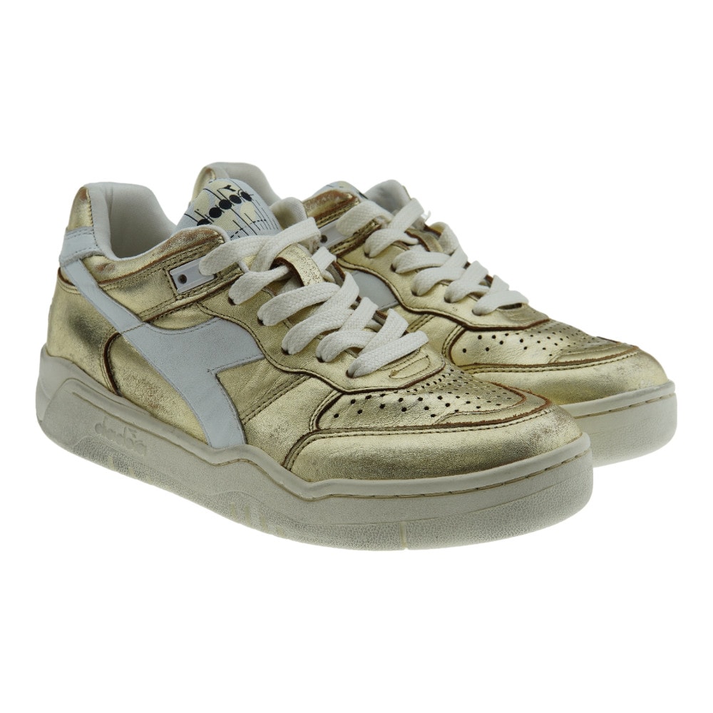 Zapatillas Diadora Mujer Doradas B.560 Metal WN