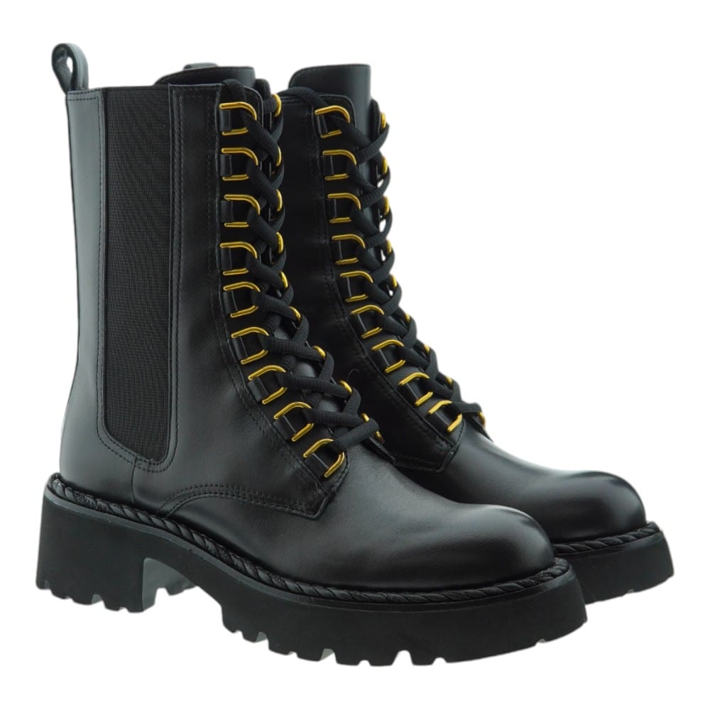 Botas Militares Negras Cordones Bruno Premi BI5003X