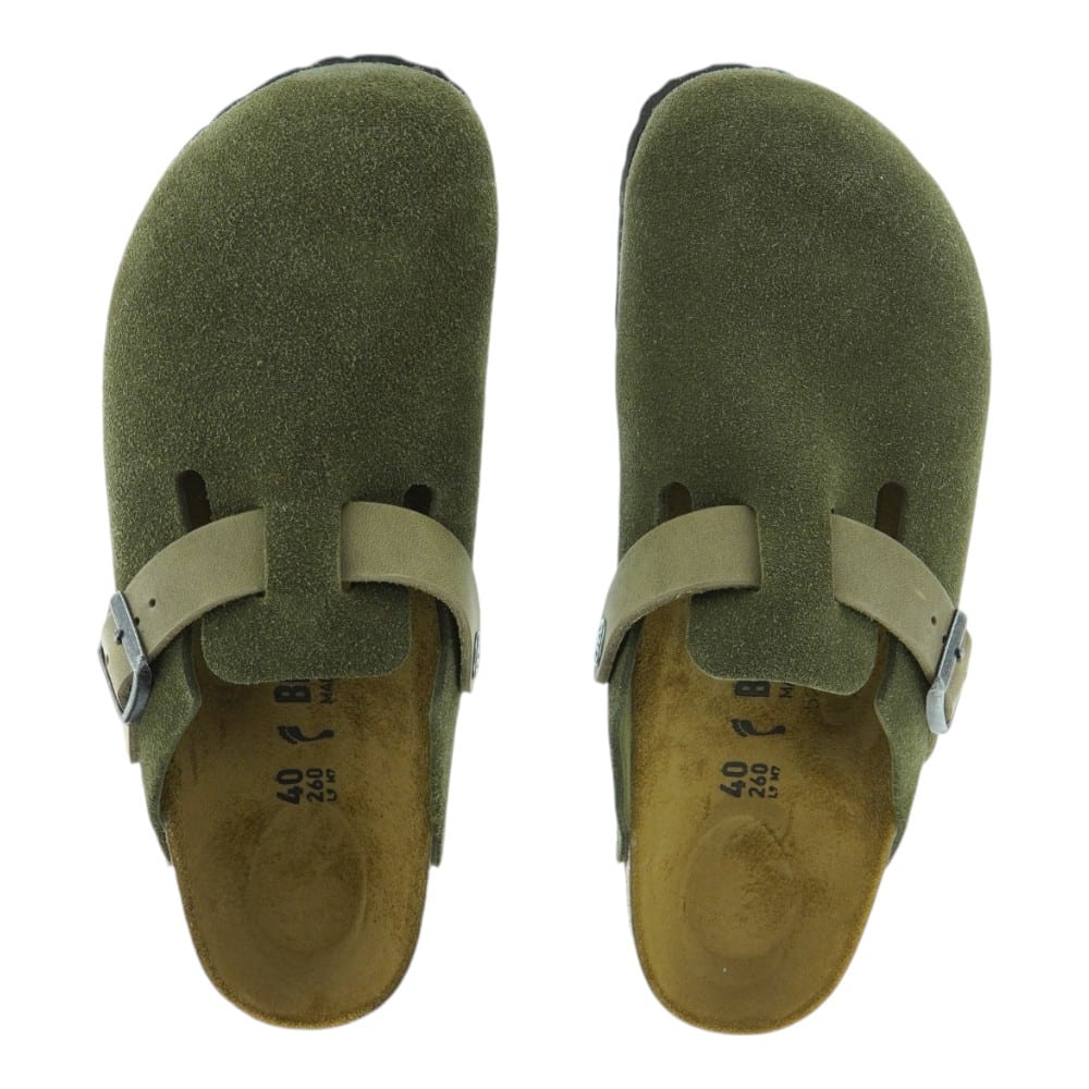 Zuecos Hombre Birkenstock Boston Taupe | Confort y Estilo | Carrile foto 2