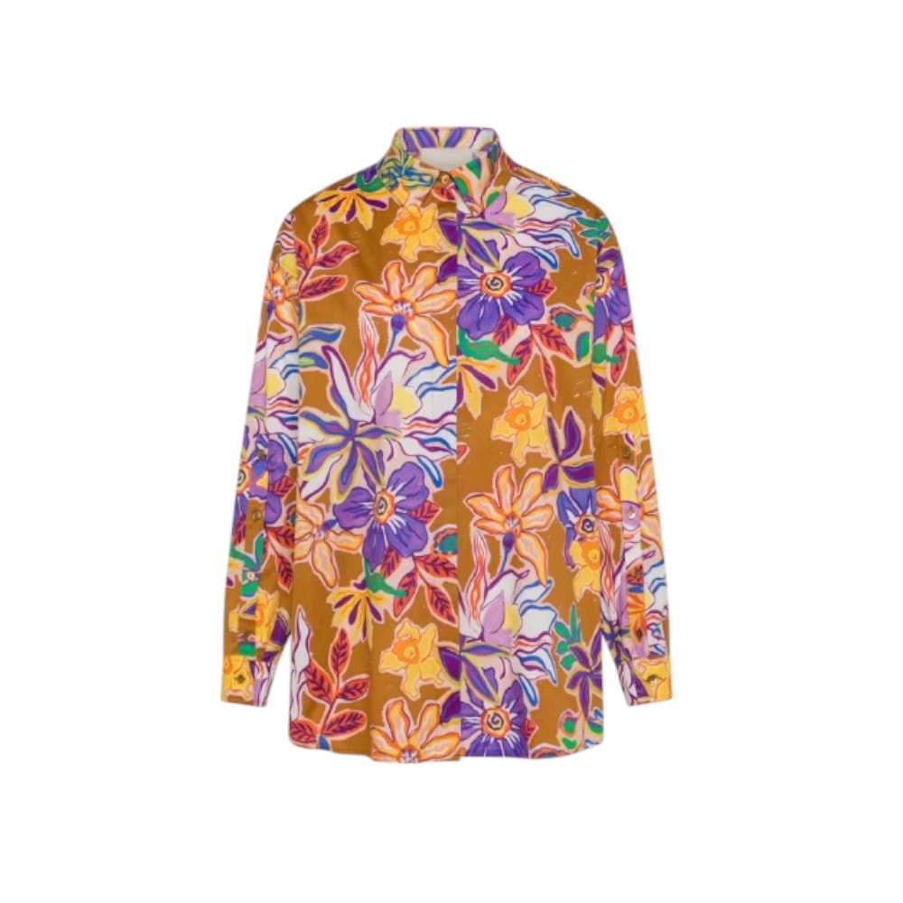 Camisa Popelín Floral Mujer Momoni Iwaki