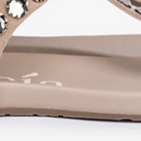 Sandalias Mujer Pedro García Beige - Elegancia y Brillo foto 6