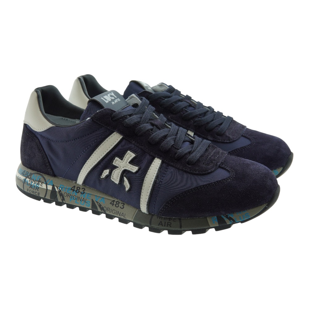 Sneakers Premiata Hombre Lucy Azul Marino 6883