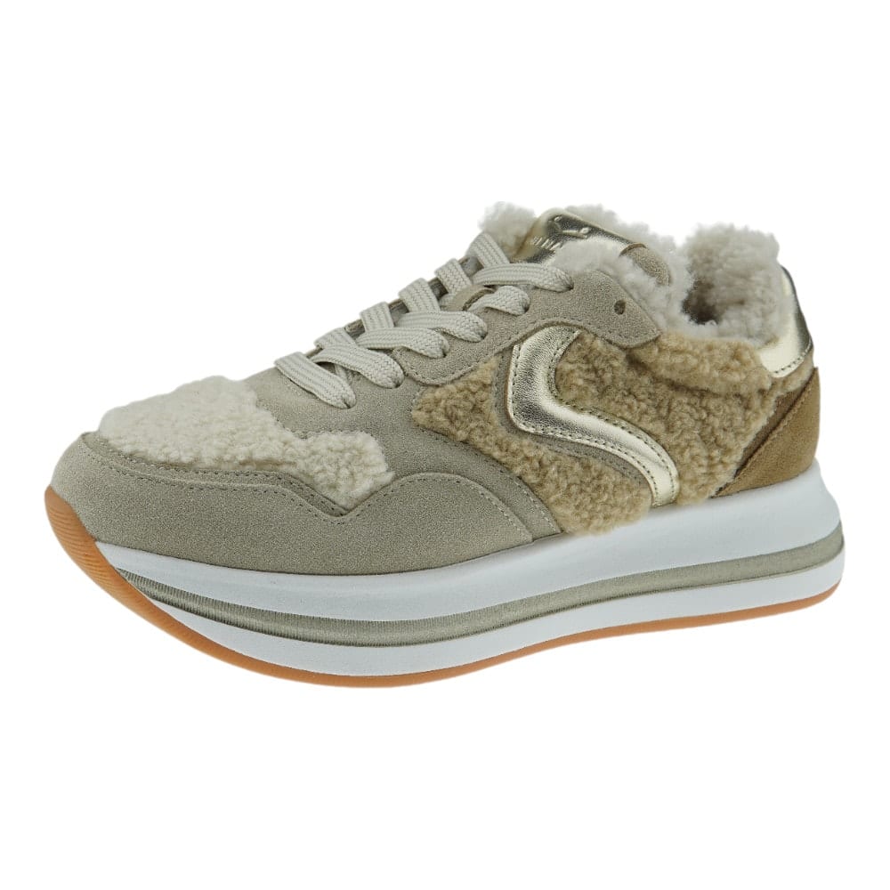 Zapatillas Mujer Voile Blanche Beige con Pelo | Moda y Confort en Gallery Carrile foto 3