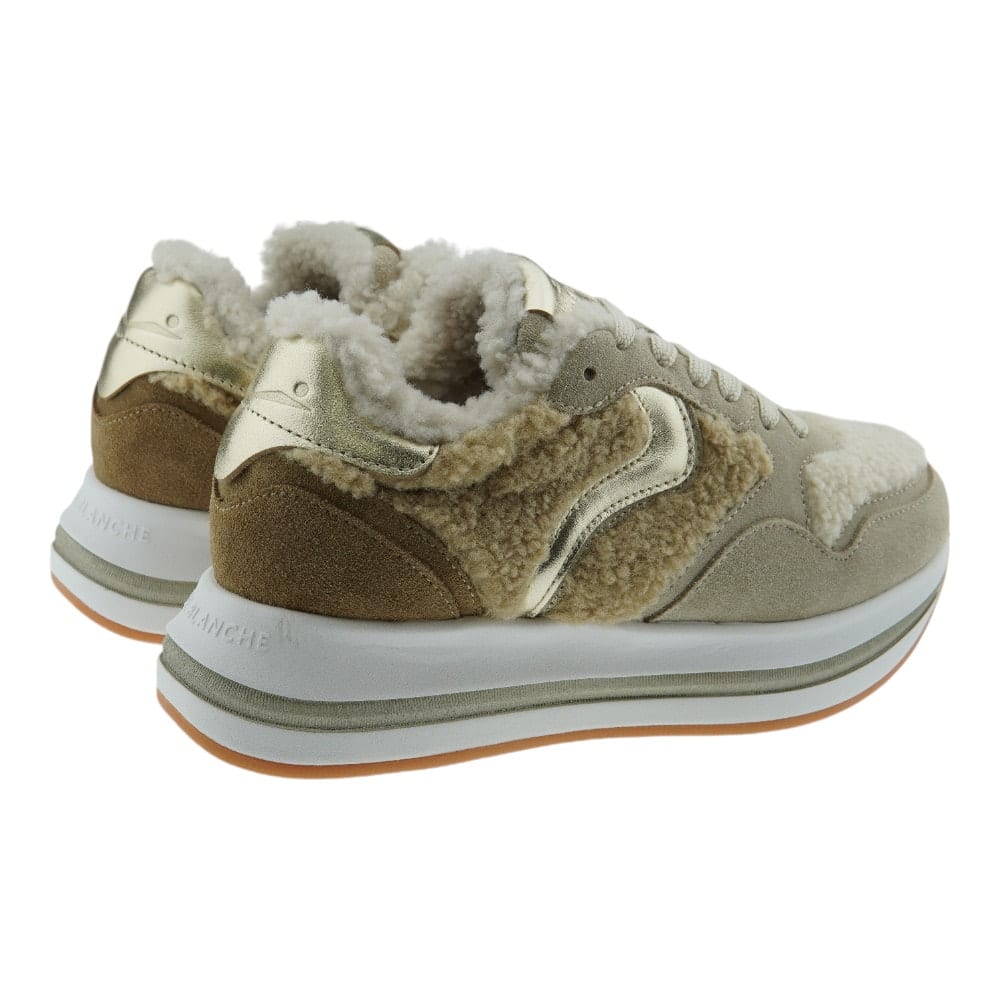 Zapatillas Mujer Voile Blanche Beige con Pelo | Moda y Confort en Gallery Carrile foto 4