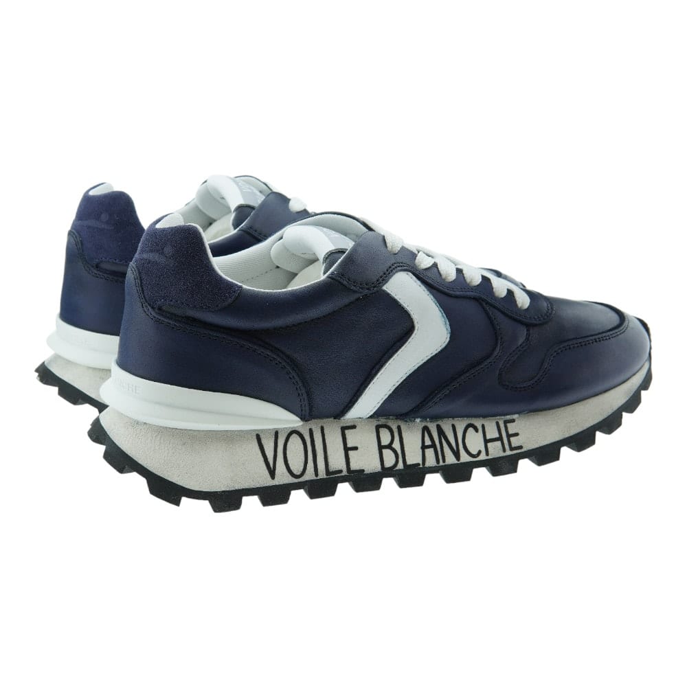Zapatillas Paris Race en Azul Marino para Hombre de Voile Blanche | Gallery Carrile foto 4