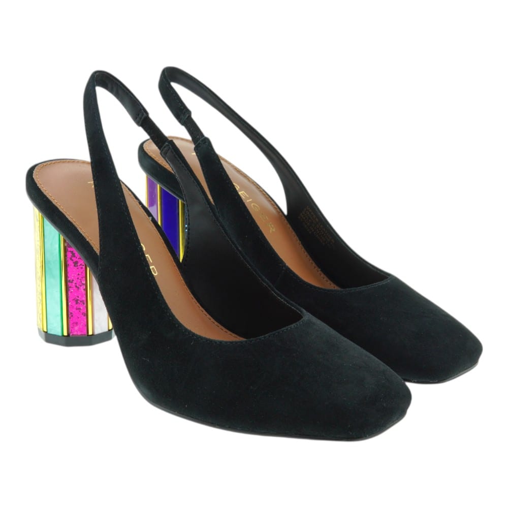 Zapato Destalonado Negro Mujer Kurt Geiger Perspex Heel Sling