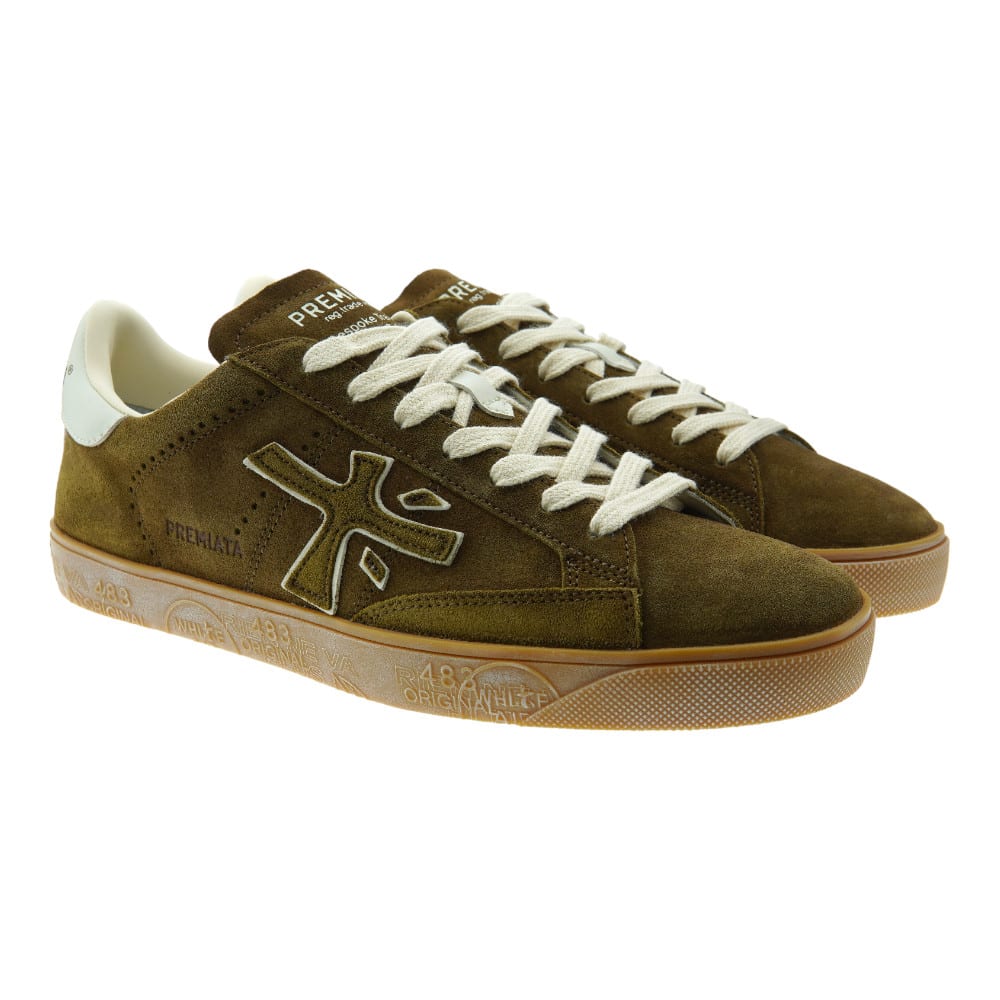 Zapatillas Steven 6973 Hombre Arena Vestir Casual Premiata 