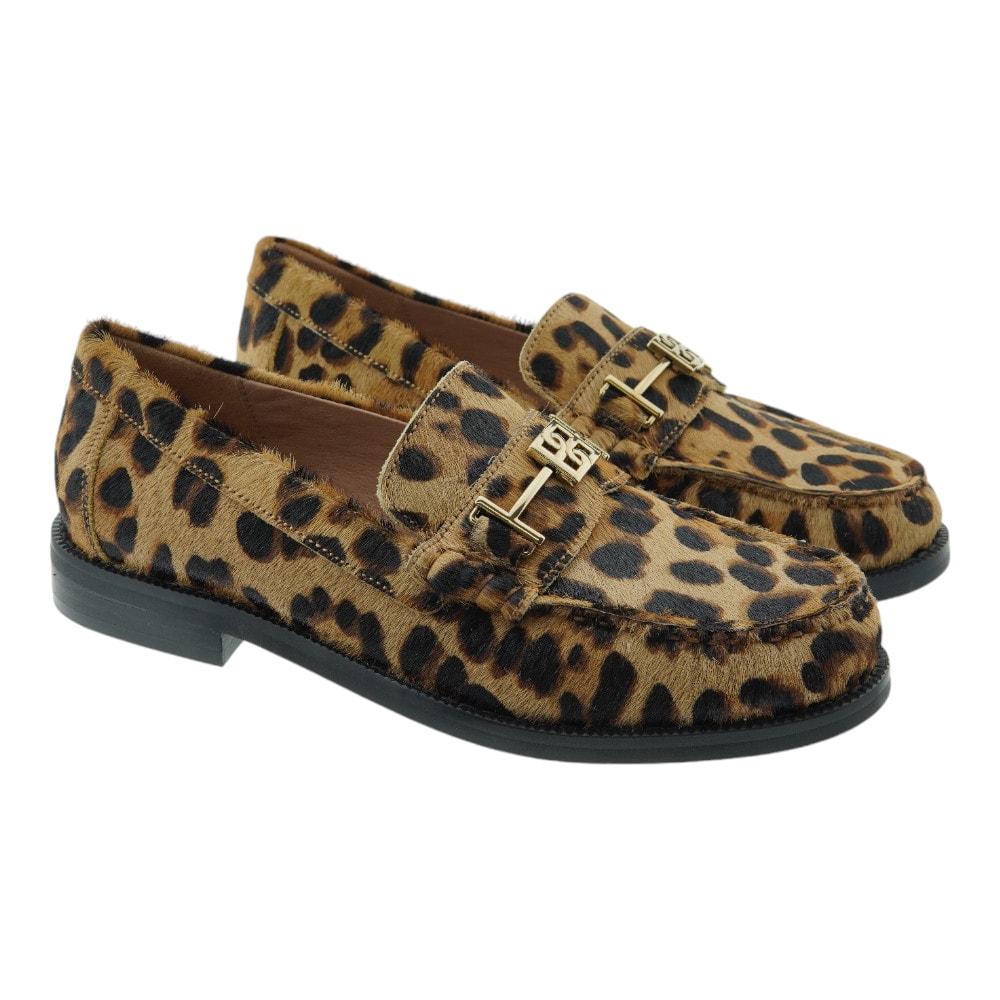 Mocasines Leopardo Bibilou Piel Pony Tina 671Z91VK