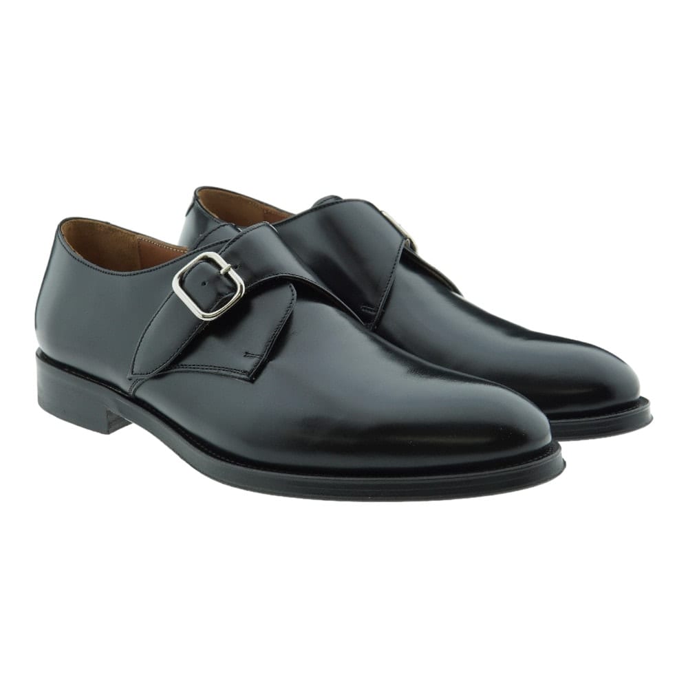 Calce Zapatos Hebilla Negros Hombre X2091